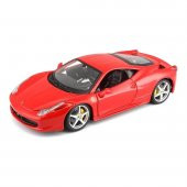 Bburago 1:24 Ferrari 458 Italia Kırmızı Model Araba - 1