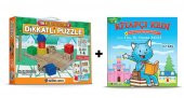 Adeda Dikkatli Puzzle 1. Kademe 2-7 Yaş İlk Adım + Kitap Kedi - 1