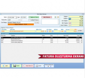 Fatura Yazdırma Programı + Stok + Kasa + Cari - 10