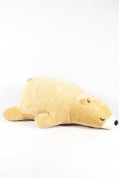 Peluş Yatan Yastık Kutup Ayısı 55 Cm Uyku Arkadaşı Hediyelik - 2