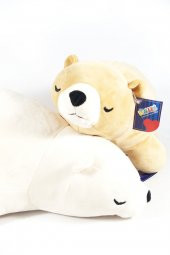 Peluş Yatan Yastık Kutup Ayısı 55 Cm Uyku Arkadaşı Hediyelik - 5