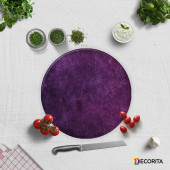 DECORITA Cam Kesme Tahtası - Mor Doku - 4