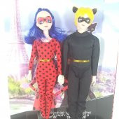 Mucize Uğur Böceği Kara Kedi Miraculous 2li 30cm Oyuncak Bebek - 1