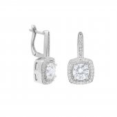 925 Ayar Gümüş Zirkon Taşlı Starlight Diamond Bayan Küpe - 1