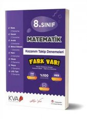 KVA Yayınları - 8. Sınıf Matematik Fark Var Kazanım Takip Denemeleri - 1