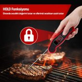 Thermopro Tp19 Su Geçirmez Katlanabilir Gıda Pişirme Termometresi thumbnail 2