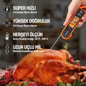 ThermoPro TP19H Su Geçirmez Katlanabilir Gıda Termometresi - 8