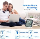 Thermopro Tp55 Termometre İç Mekan Dijital Isı Ve Nem Ölçer - 3
