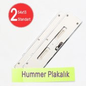 Hummer Krom Nikelaj Plakalık Altlığı Paslanmaz 1 Tk 2 Adet - 1