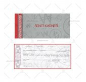 TÜRK LİRASI Senet Karnesi (50 yaprak) - 1