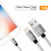QWERTS Apple iPhone 5 6 7 8 X USB Hızlı Data Sarj Kablosu 1 Metre - 1