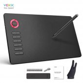 Veikk A15 Pro 10 x 6" 8192 Level 5080 LPI Grafik Tablet + Kalem - 1