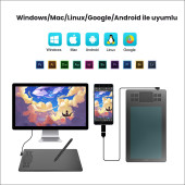 Veikk A50 10 x 6" Grafik Tablet - 6
