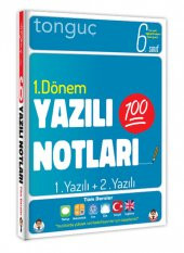Tonguç Akademi 6.Sınıf Yazılı Notları 1.Dönem 1 ve 2. Yazılı - 1