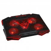 TX TXACNBVMAX V-MAX 5x LEDli Fan,Yükseklik Ayar,2x USB HUBlı, 11"-17" Fan Kont, Notebook Soğutucu - 1