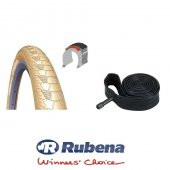 Rubena Mitas 26x2.00 Aps+Rs Cityhopper Lastik Takımı Krem - 1