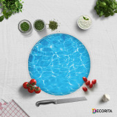 DECORITA Cam Kesme Tahtası - Deniz Baskılı - 4