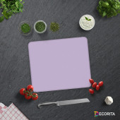 DECORITA Cam Kesme Tahtası - Düz Renk - Lila - 2