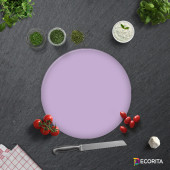 DECORITA Cam Kesme Tahtası - Düz Renk - Lila - 4