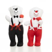 Güllü Ayakta Duran Peluş Ayıcık - 1