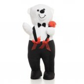 Güllü Ayakta Duran Peluş Ayıcık - 2