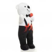 Güllü Ayakta Duran Peluş Ayıcık - 3