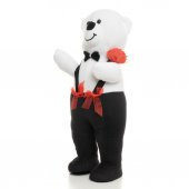 Güllü Ayakta Duran Peluş Ayıcık - 4