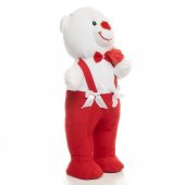 Güllü Ayakta Duran Peluş Ayıcık - 7