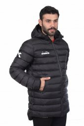 Diadora Roy Anorak Uzun Mont Siyah - 1