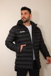 Diadora Roy Anorak Uzun Mont Siyah - 4