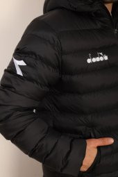 Diadora Roy Anorak Uzun Mont Siyah - 6
