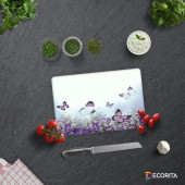 DECORITA Cam Kesme Tahtası- Mor Kelebekler - 1