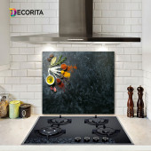 DECORITA Cam Ocak Arkası Koruyucu- Baharat Çeşnisi - 2