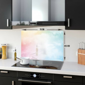 DECORITA Cam Ocak Arkası Koruyucu- Renkli Değişim - 3