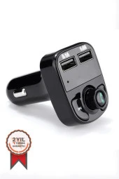 Torima X8 Fm Transmitter BT/USB/MP3/MicroSD Kart Çakmaklık Girişli Kablosuz Müzik Çalar Araç Kiti - 1