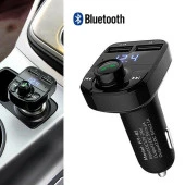 Torima X8 Fm Transmitter BT/USB/MP3/MicroSD Kart Çakmaklık Girişli Kablosuz Müzik Çalar Araç Kiti - 4
