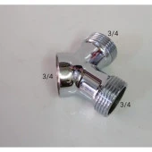 Çamaşır - Bulaşık Makinesi Musluk Çatalı Aparatı Çift Çıkış - 1