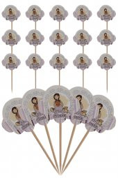 Kına Atölyesi Baby Shower Kürdanı 20 Adet - 1