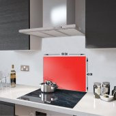 DECORITA Cam Ocak Arkası Koruyucu- Düz Renk - Nar Çiçeği thumbnail 1