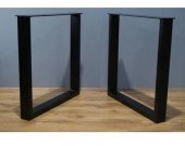 Kare Masa Ayağı Kütük Bahçe Mobilya Yemek Çalışma Masa Ayakları 50x75 cm Abronya - 1