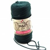Polyester Makrome İpi Koyu Yeşil - 1