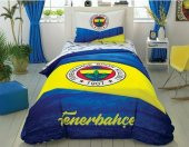 Taç Lisanslı Tek Kişilik Nevresim Takımı Fenerbahçe Wooden - 1