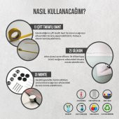 DECORITA Cam Ocak Arkası Koruyucu- Deniz Baskılı - 4