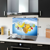 DECORITA Cam Ocak Arkası Koruyucu- Tropik Meyveler - 5