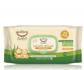Equilibra Baby Salviette Delicate- Bebek Islak Temizleme Mendili 72 Adet - 1