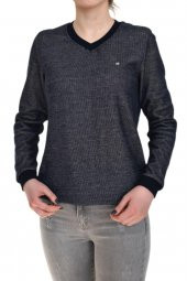 Bayan V Yaka Sweatshirt BGLNT86940 - 7