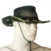 salarticaret fileli kamuflaj safari şapka - 1