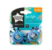 Tommee Tippee Fun Style Emzik 2 Adet 6-18 Ay Mavi - 1