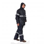 Savage Imperteks Takım Yağmurluk 11010 (Lacivert-Fosforlu) XXL - 1