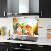 DECORITA Cam Ocak Arkası Koruyucu- Sebze Sepeti - 5